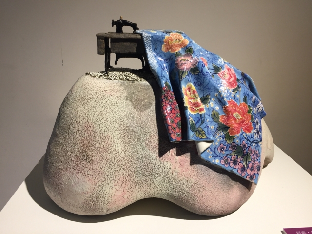 苗栗公館的陶瓷博物館展出的陶瓷品。
