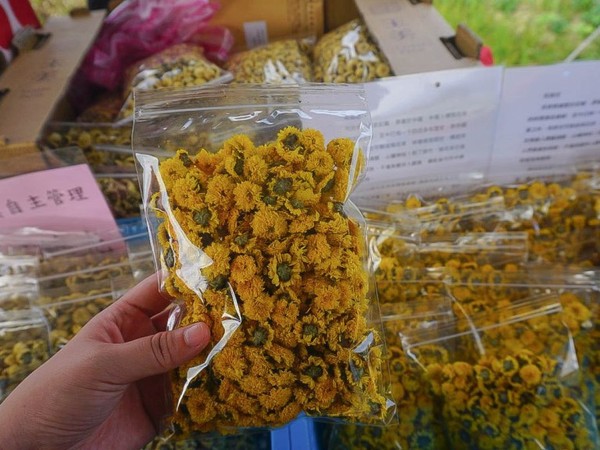 曬乾的菊花 曬乾的菊花