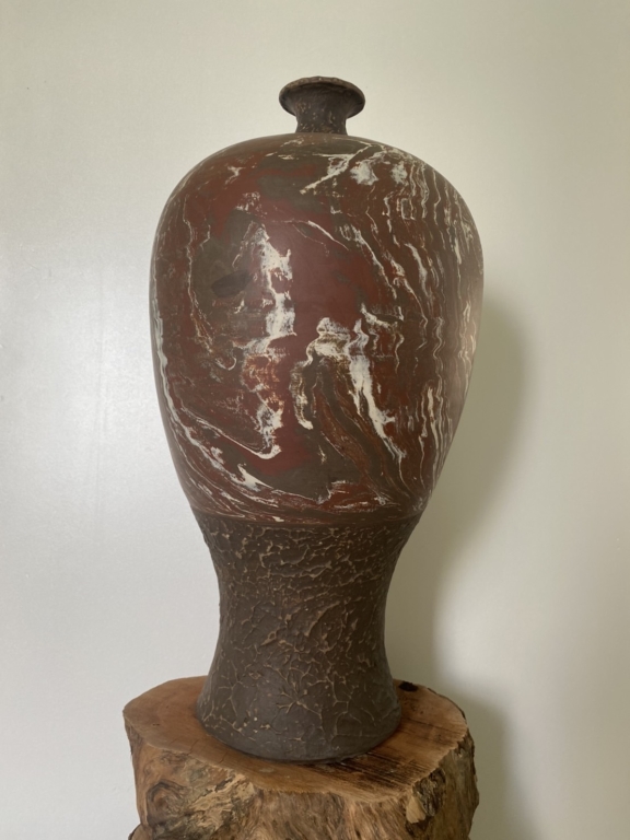 賴復歡-絞泥彩瓶