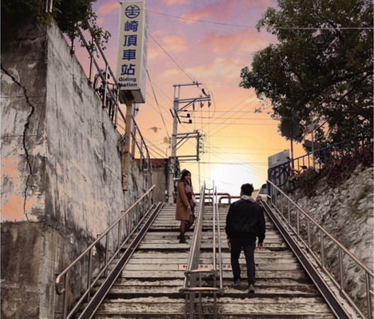 崎頂車站也因《你的名字》爆紅，至今仍有不少人拍照打卡。（圖／IG@rubyohiyo提供)