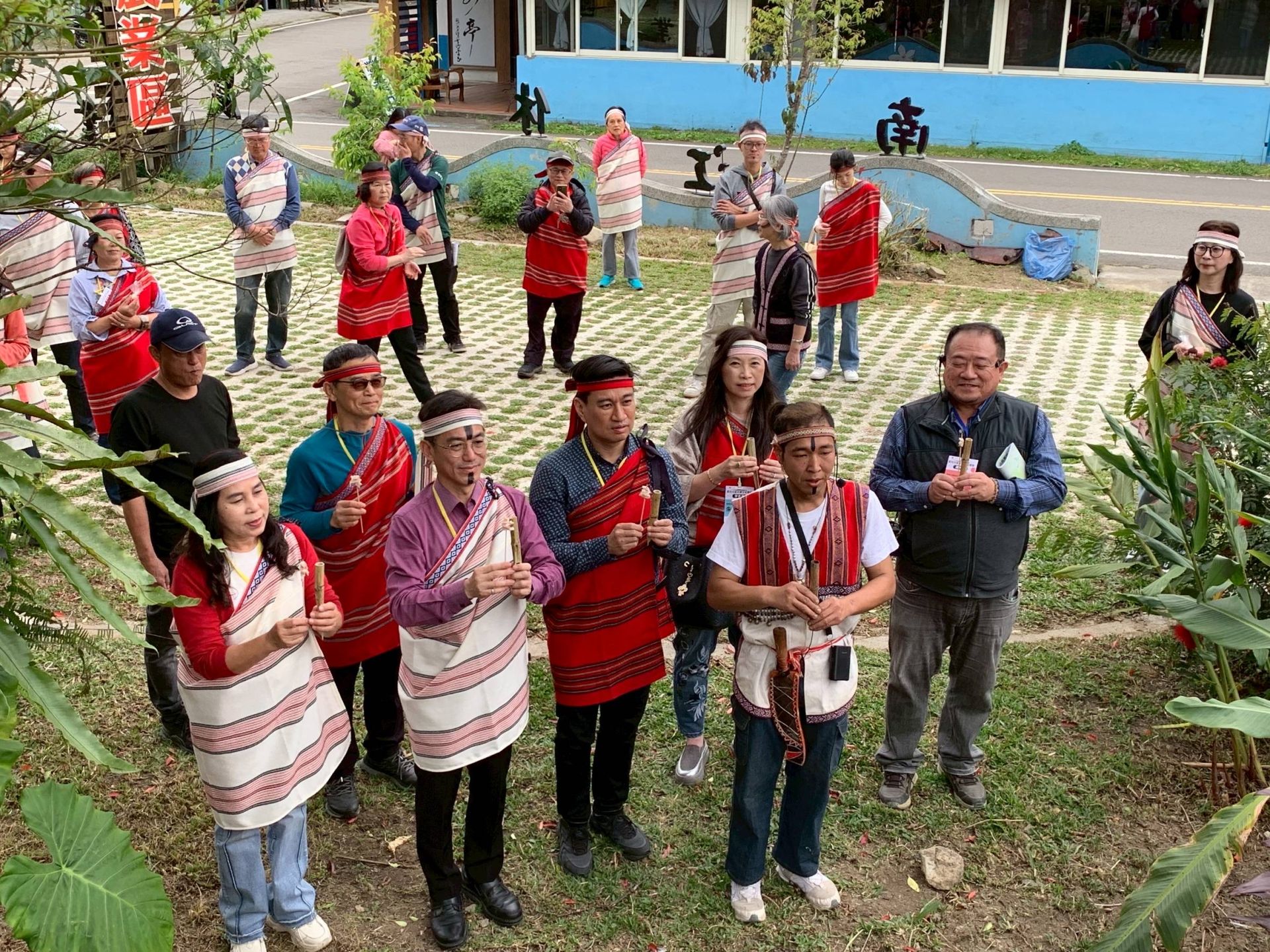 農村走讀交流體驗活動前祈福