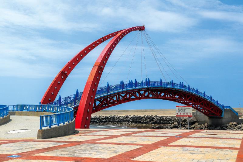苑港觀光漁港 拱橋