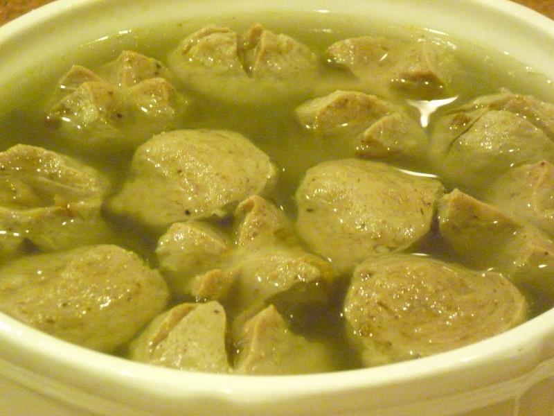 Meat balls soup